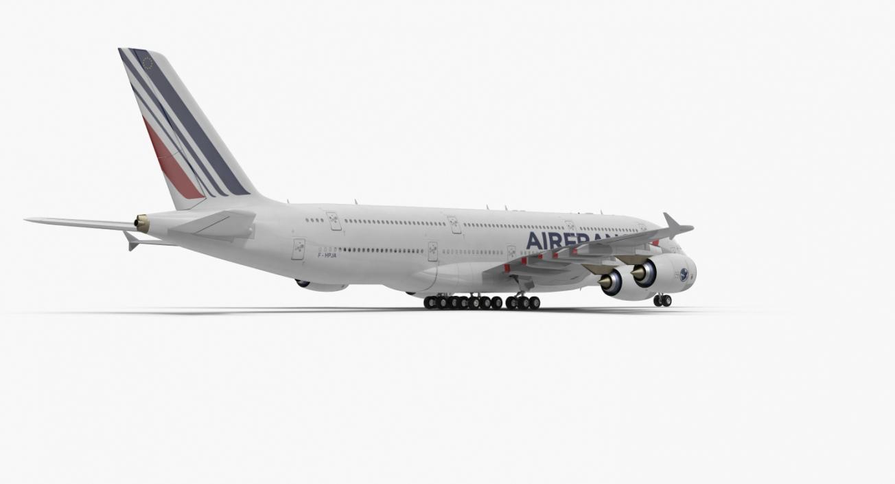 Airbus A380-1000 Air France 3D